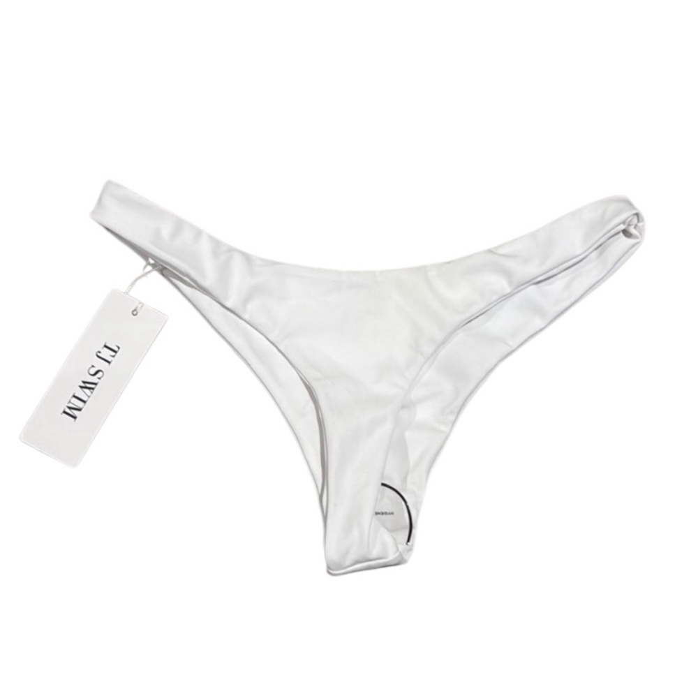 19. TJ Swim White Bikini Bottom